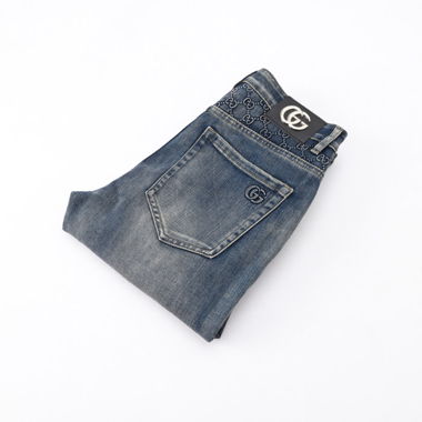 Washed Gucci Straight Leg Jeans