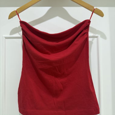Red H&M Bustier Top