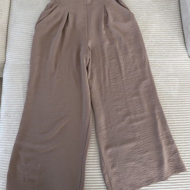 Pantalon large Lipsy London taupe EU 38