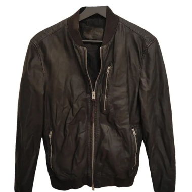 Allsaints veste en cuir bomber