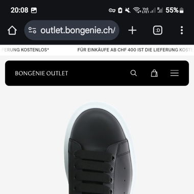Alexander McQueen- Elevated- Noir-Blanc