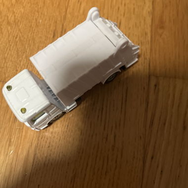 White Miniature Dump Truck