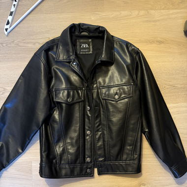 Giacca in ecopelle ZARA S