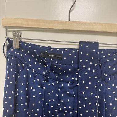 Pantalon ample à pois – Mango