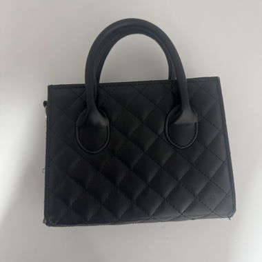 Black Quilted Handbag