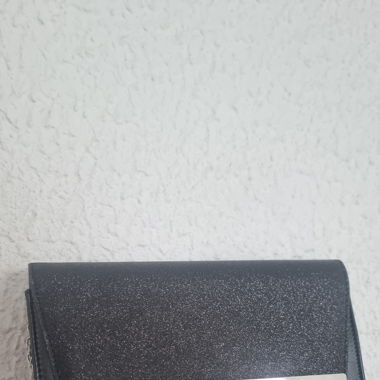 Clutch, Schwarz, Glitzer