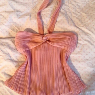 Rosa Neckholder-Top
