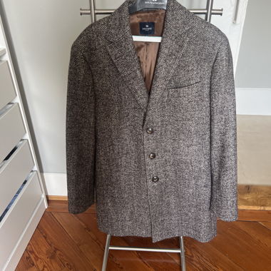 Blazer in lana pied de poule