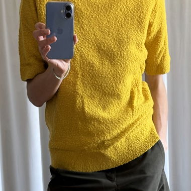 Yellow Wool Shirt from COS