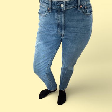 Highwaist Mom-Jeans 