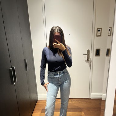 straight leg denim jeans stradivarius