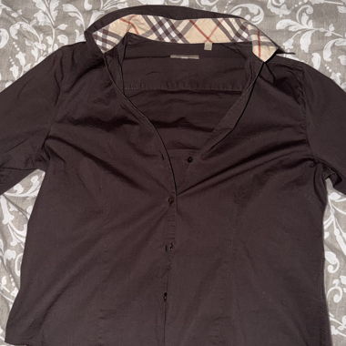 Burberry Hemd dunkelbraun XL