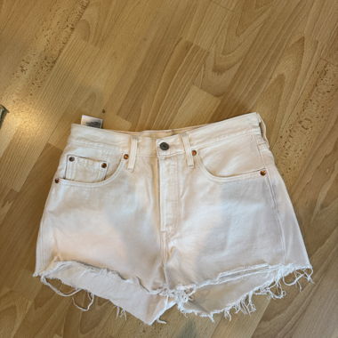 Short in jeans bianco/rosa Levi’s