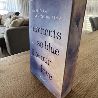 Book Moments so blue like our love