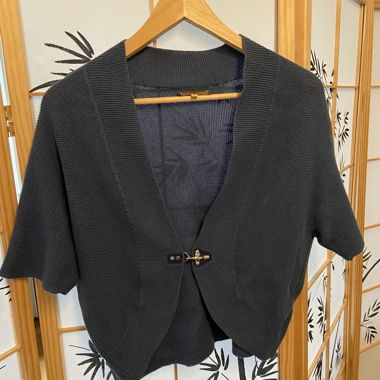 Kurzer Fay-Cardigan in Blau