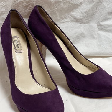 Zara Violet Heels