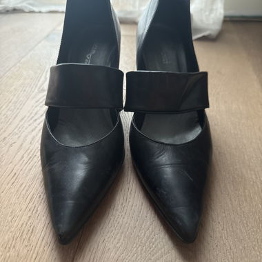 Via Vai - décolleté in pelle nera taglia 37 EU