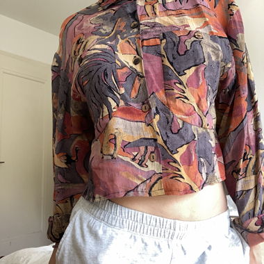 Chemise à motifs