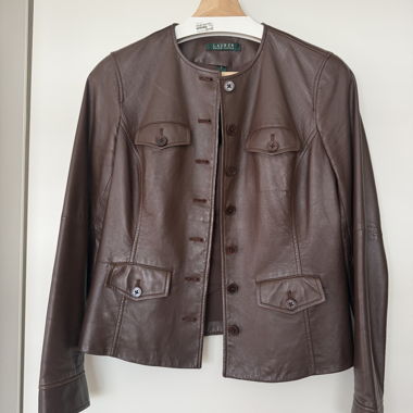 Veste en cuir Lauren Ralph Lauren