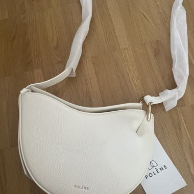 Borsa a tracolla Polène bianca