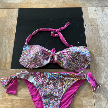Pink Paisley Bikini Set