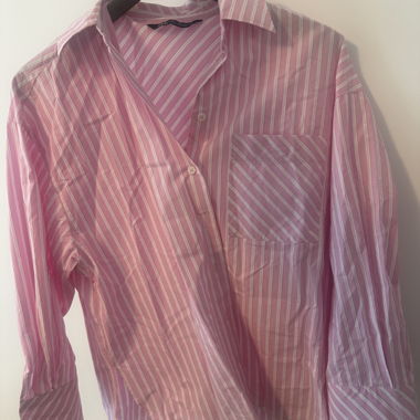 Blusa a righe rosa Zara