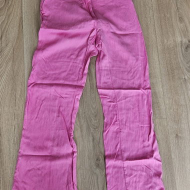 Pantalon habillée large rose