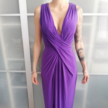 Figurbetonendes langes Kleid