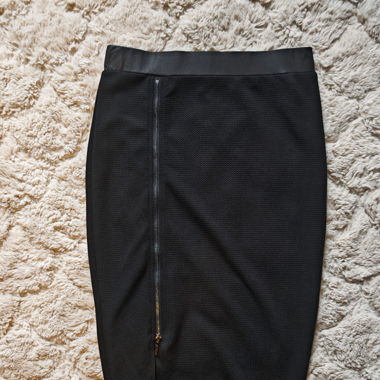 jupe fendue zip