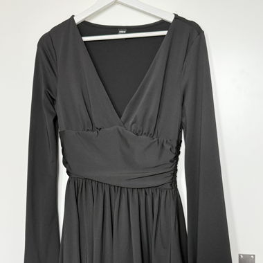 Schwarzes Abendkleid Shein