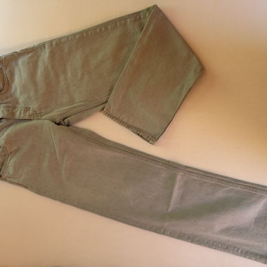Zara pantalon en denim beige