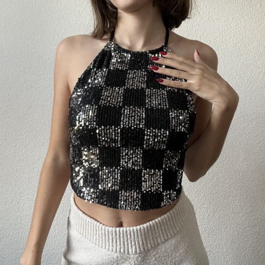 Glitzer Top
