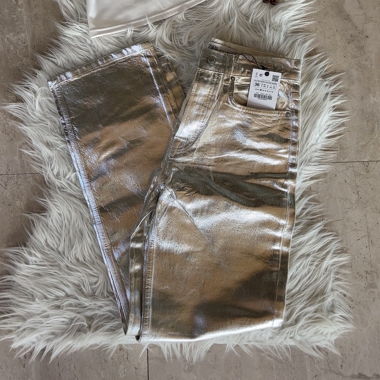 Silver Zara Pants with Top