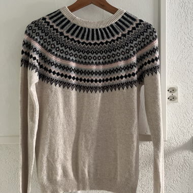 Pull en maille jacquard 
