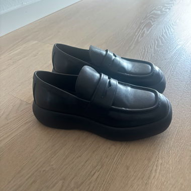 Schwarze Vagabond Loafer