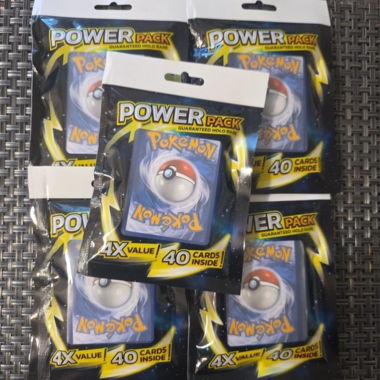 Pacchi carte Pokémon Power Pack 5X
