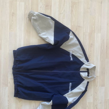 NAVY/BEIGE TRACK JACKE