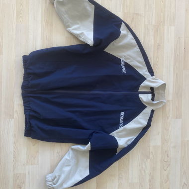 NAVY/BEIGE TRACK JACKE