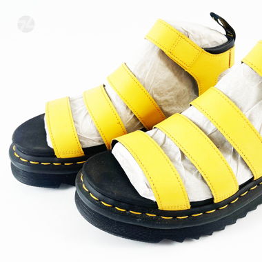 Dr. Martens Ledersandalen Gelb BLAIRE Leder