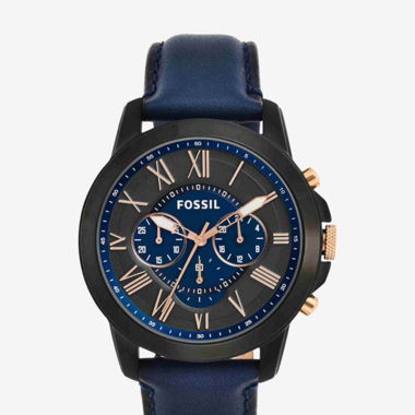 Blue Fossil Chronograph Watch