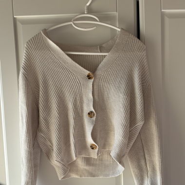 White Cardigan 