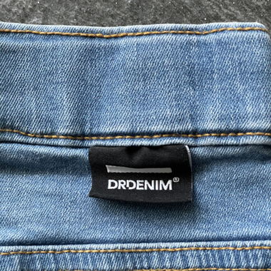 Dr Denim Jeans Lexy Ankle Zip Atlantic Blue