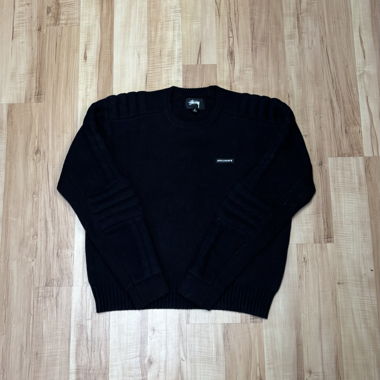 Stussy Knit Sweater black