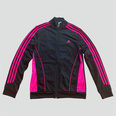 Vintage Adidas black track jacket