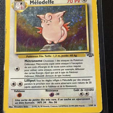 Pokémon-Karte Knuddeluff Dschungel