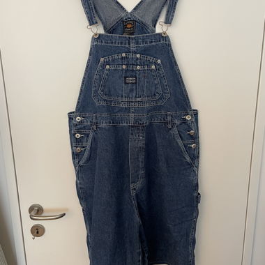 Route 66 Denim Short Overall