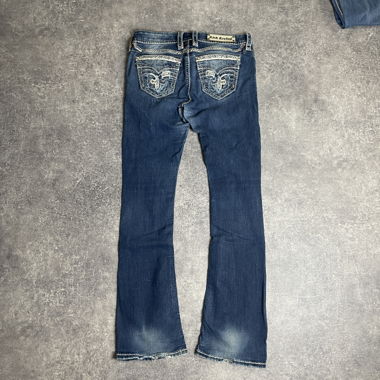 Jeans Rock Revival vintage a vita bassa