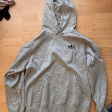 adidas Grey Hoodie S