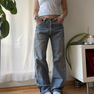 straight leg baggy jeans vintage