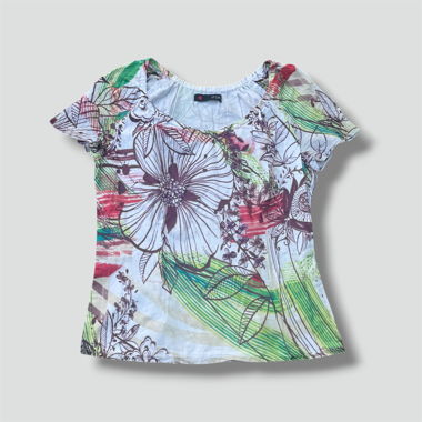 Top estivo donna Sym floreale y2k